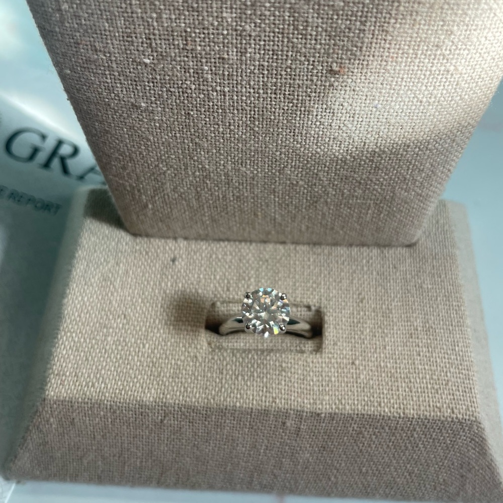 ❗️SOLD❗️3 CT Moissanite Ring - Picture 1 of 7